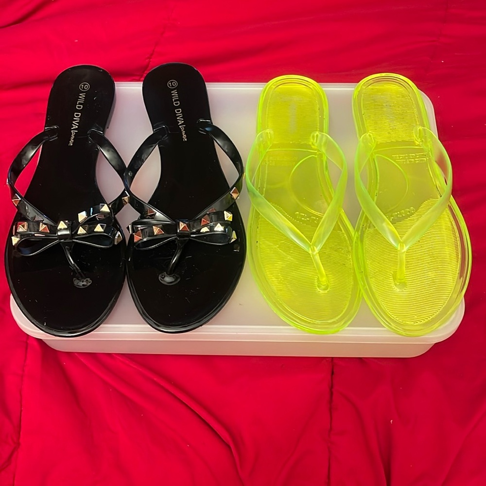 Jelly Flip flop set